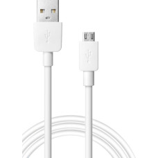 Кабель USB 2.0 AM-micro BM, 1.0 м, білий, USB08-01M Defender