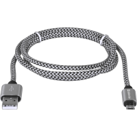 Кабель USB 2.0 AM-micro BM, 1.0 м, білий, 08-03T PRO Defender