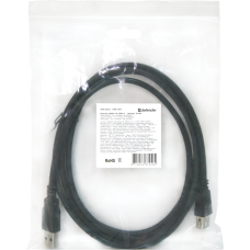 Кабель продовжувач USB 2.0 AM-AF, 1.8 м чорний USB02-06 Defender