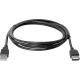Кабель продовжувач USB 2.0 AM-AF, 1.8 м чорний USB02-06 Defender