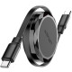 Кабель USB 2.0 Type-C M-M, 0.8м 60W dual retraction Black, C13-03 Acefast