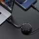 Кабель USB 2.0 Type-C M-M, 0.8м 60W dual retraction Black, C13-03 Acefast