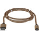 Кабель USB AM-Lightning M, 1.0 м, золотистий, 01-03T PRO Defender
