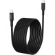 Кабель USB 3.1 Type-C M-Lightning M, 1.8м, чорний, 20W, MFi PD, обплетення, чорний Choetech