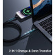 Кабель USB 3.1 Type-C M-Lightning M, 1.8м, чорний, 20W, MFi PD, обплетення, чорний Choetech