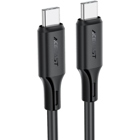 Кабель USB 2.0 Type-C M-M, 1.2 м, 60W silicone C17-03 Black Acefast