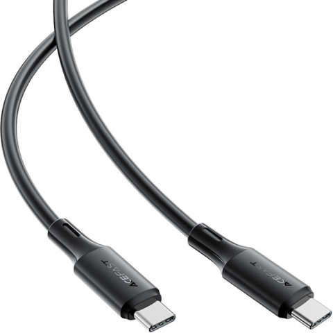 Кабель USB 2.0 Type-C M-M, 1.2 м, 60W silicone C17-03 Black Acefast