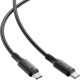 Кабель USB 2.0 Type-C M-M, 1.2 м, 60W silicone C17-03 Black Acefast