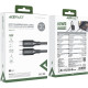Кабель USB 2.0 Type-C M-M, 1.2 м, 60W silicone C17-03 Black Acefast