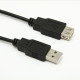 Кабель продовжувач USB 2.0 AM-AF, 2.0 м чорний