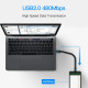 Кабель USB 2.0 AM-micro BM 2.0м Black Vention