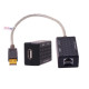 Кабель продовжувач USB 2.0 AM-AF, 60.0м (USB по витій парі RJ 45) DT-5015 Dtech