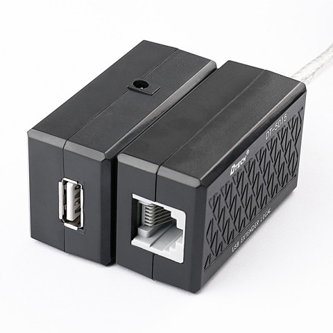 Кабель продовжувач USB 2.0 AM-AF, 60.0м (USB по витій парі RJ 45) DT-5015 Dtech