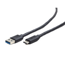 Кабель USB 3.0 AM-Type-C M, 1.5 м, Kingda, 5Gbps, чорний