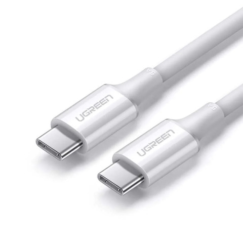 Кабель USB 2.0 Type-C M-M, 2 м, 100W Білий, US300 UGREEN