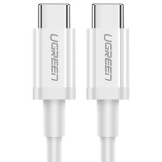 Кабель USB 2.0 Type-C M-M, 1 м, 60W Білий, ABS Cover US264 UGREEN