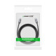 Кабель USB 3.1 Type-C M-M, 1.5 м, 60W Nickel Plating Aluminum Shell Сірий, US161 UGREEN