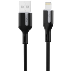 Кабель USB 2.0 AM-Lightning M, 1.0м, чорний Choetech