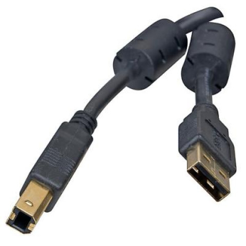 Кабель USB 2.0 AM-BM, 3.0 м, чорний, USB04-10PRO Defender