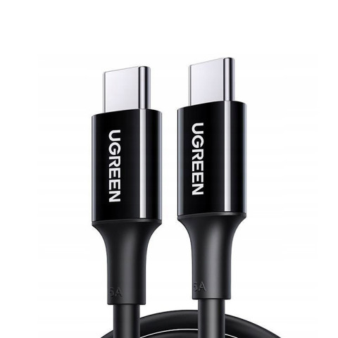 Кабель USB 2.0 Type-C M-M, 1 м, 100W Чорний, US300 UGREEN