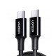 Кабель USB 2.0 Type-C M-M, 1 м, 100W Чорний, US300 UGREEN