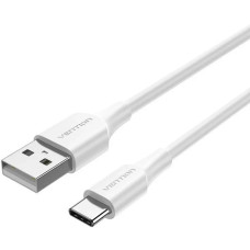 Кабель USB 2.0 AM-Type-C M, 1 м, 18W білий Vention