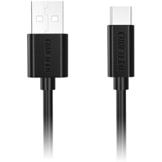 Кабель USB 2.0 AM-Type-C M, 3м, 18W PVC чорний Choetech