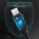 Кабель USB 2.0 AM-Type-C M, 3м, 18W PVC чорний Choetech