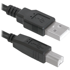Кабель USB 2.0 AM-BM, 5.0 м, чорний, USB04-17 Defender