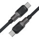 Кабель USB 2.0 Type-C M-M, 1,2 м, 60W, silicone braid C10-03 Acefast