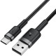 Кабель USB 2.0 AM-Type-C M, 1.2 м, 60W aluminum alloy Black, C22-04 Acefast