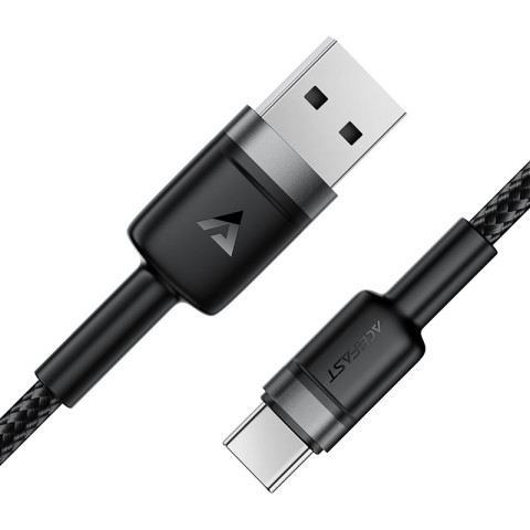 Кабель USB 2.0 AM-Type-C M, 1.2 м, 60W aluminum alloy Black, C22-04 Acefast