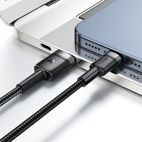 Кабель USB 2.0 AM-Type-C M, 1.2 м, 60W aluminum alloy Black, C22-04 Acefast