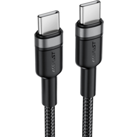 Кабель USB 2.0 Type-C M-M, 1.2 м, 60W aluminum alloy Black, C22-03 Acefast