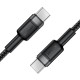 Кабель USB 2.0 Type-C M-M, 1.2 м, 60W aluminum alloy Black, C22-03 Acefast