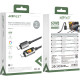 Кабель USB 2.0 Type-C M-M, 1.2 м 60W C21-03, aluminum alloy, color indicator, Black Acefast