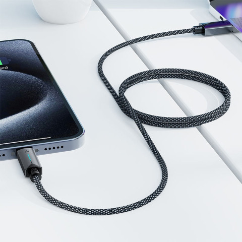Кабель USB 2.0 AM-Type-C M, 1.2 м, 60W C19-04 Black Acefast