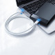 Кабель USB 2.0 Type-C M-M, 1.5 м, 60W Білий, ABS Cover US264 UGREEN