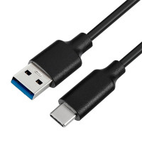 Кабель USB 3.1 AM-Type-C M, 1.0 м, Gen2 60W 10 Gbps чорний