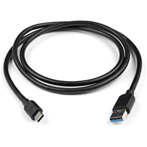 Кабель USB 3.1 AM-Type-C M, 1.0 м, Gen2 60W 10 Gbps чорний