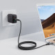 Кабель USB 4.0 Type-C M-M, 1 м 240W, Thunderbolt 3/4 compatible, C1-09 Black-grey Acefast