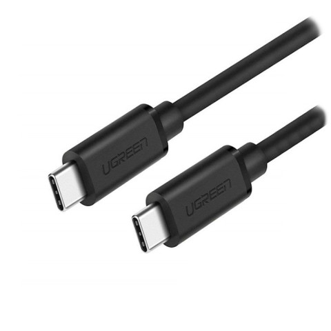 Кабель USB 2.0 Type-C M-M, 2 м, 60W Чорний, Cable Nickel Plating US286 UGREEN
