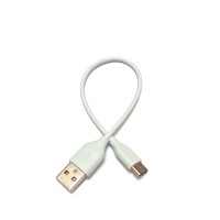 Кабель USB 2.0 AM-Type-C M, 0,2 м, 3А білий (для Power Bank )