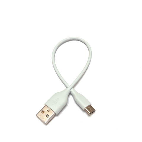 Кабель USB 2.0 AM-Type-C M, 0,2 м, 3А білий (для Power Bank )