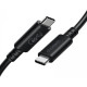 Кабель USB 4.0 Thunderbolt Type-C M-M, 0,8 м, 240W Gen 3, 40Gbps 8K@60Hz Choetech