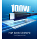 Кабель USB 4.0 Thunderbolt Type-C M-M, 0,8 м, 240W Gen 3, 40Gbps 8K@60Hz Choetech