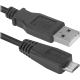 Кабель USB 2.0 AM-micro BM, 1.8 м, чорний, 08-10BH Defender