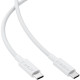 Кабель USB 2.0 Type-C M-M, 1.2 м, 60W C18-03 White Acefast