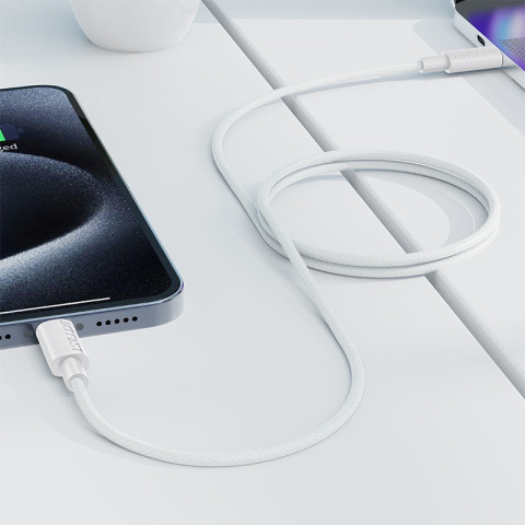 Кабель USB 2.0 Type-C M-M, 1.2 м, 60W C18-03 White Acefast