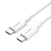 Кабель USB 2.0 Type-C M-M, 2 м, 60W Білий, ABS Cover US264 UGREEN